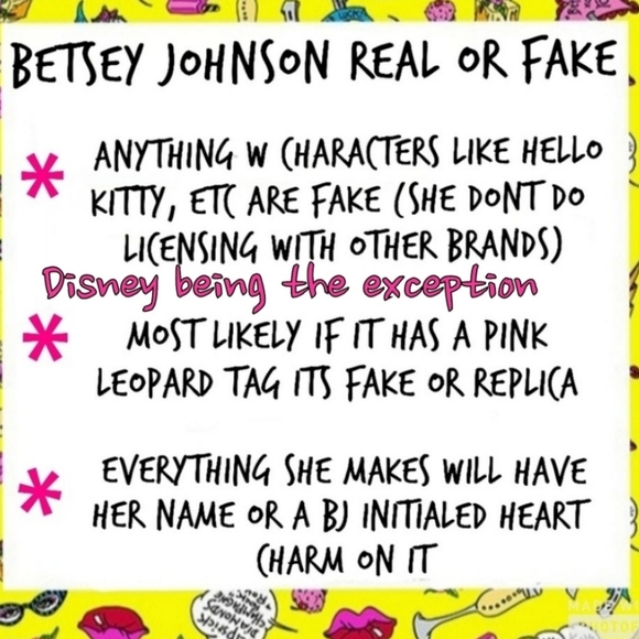 🚩BEWARE SPOT THE FAKE BETSEY JOHNSON PRODUCTS - Picture 3 of 14